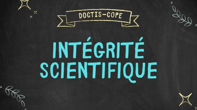 DOCTIS-COPE : Formation doctorale & intégrité scientifique : comment publier de manière intègre ?